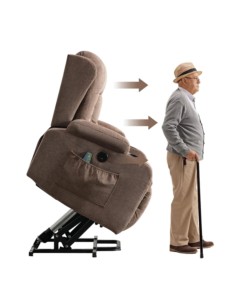 Power Lift Recliner Chair Recliners with Heat and Massage