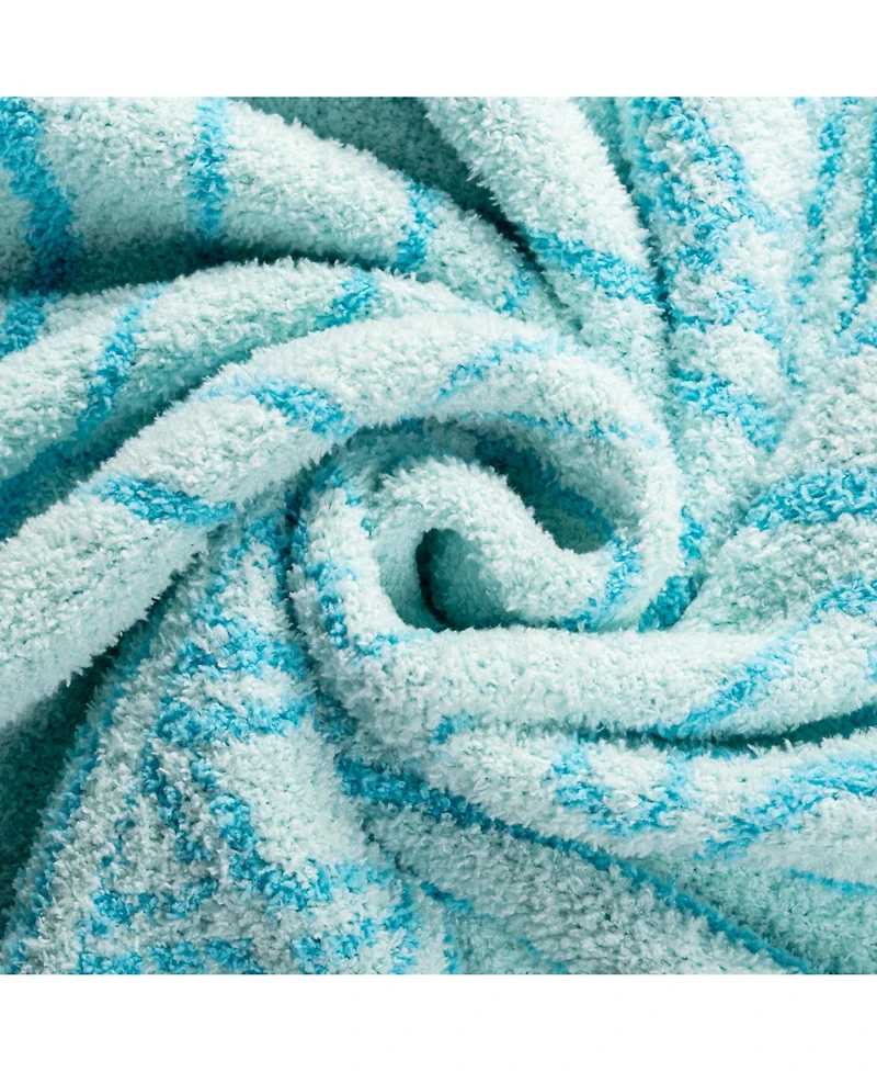 Saturday Park Gilmore Girls Feather Knit Fluffy 50x60 Throw Blanket