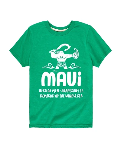 Moana Big Boys Maui Graphic Tee