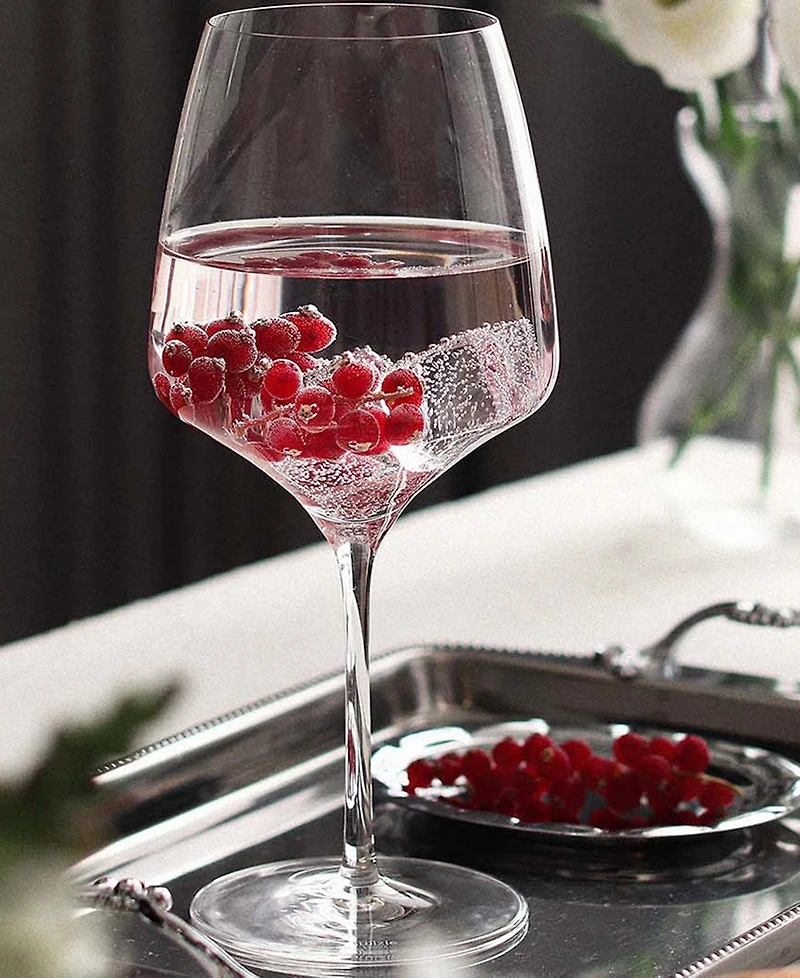 Stolzle Lausitz Experience Burgundy Glasses, Set of 4