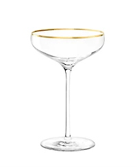 Stolzle Lausitz Cabaret Swing Saucers Glasses, Set of 4