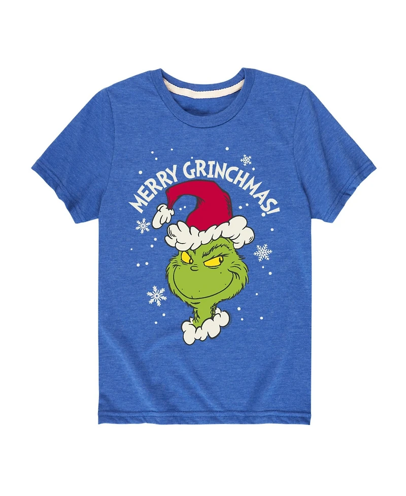 The Grinch Big Boys Merry Grinchmas Graphic Tee