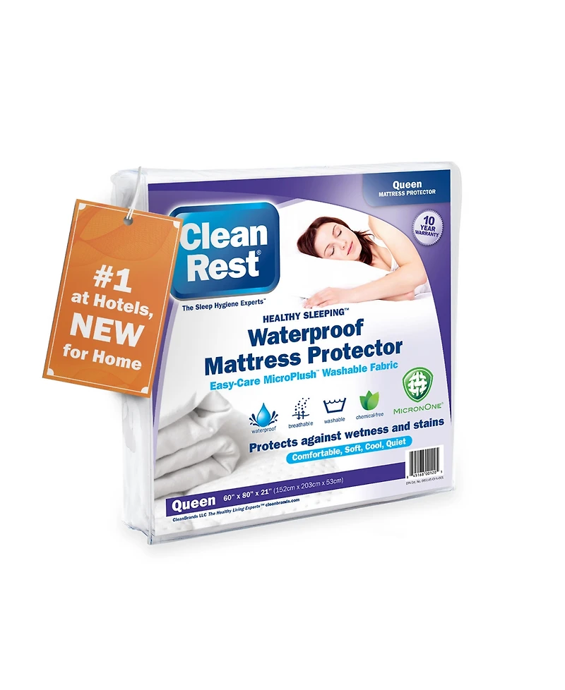 CleanBrands Fitted Waterproof Mattress Protector