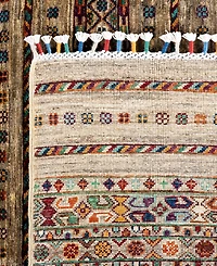 Adorn Hand Woven Rugs Tribal M1999 8'2"x9'10" Area Rug