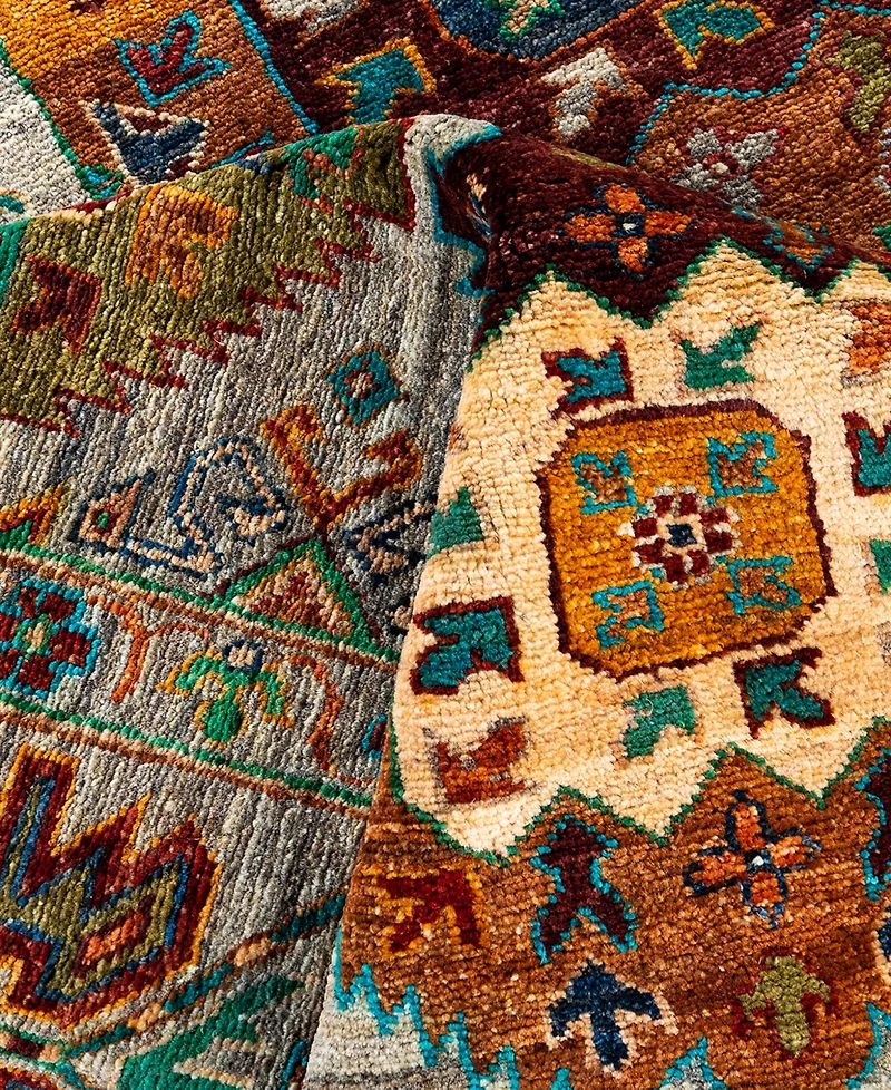 Adorn Hand Woven Rugs Tribal M1999 8'3"x9'10" Area Rug