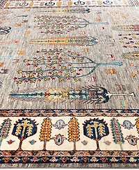 Adorn Hand Woven Rugs Tribal M1999 8'4"x9'8" Area Rug