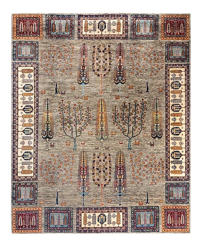 Adorn Hand Woven Rugs Tribal M1999 8'4"x10'4" Area Rug