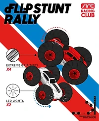 Remote Control Cars Flip Stunt Rally Toy, 2-in-1 Reversible Car