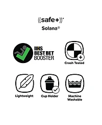 Diono Toddler Solana Backless Booster Car Seat
