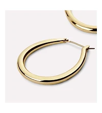 Ana Luisa Gold Hoop Earrings - Cuidado Silver