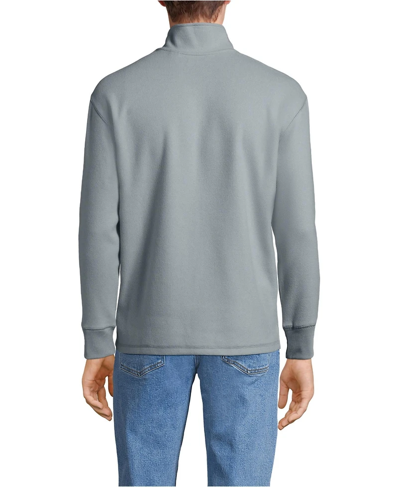 Lands' End Men's Textured Fleece Half Zip