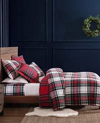 Levtex Spencer Plaid Flannel 3-Pc. Duvet Cover Set, Full/Queen