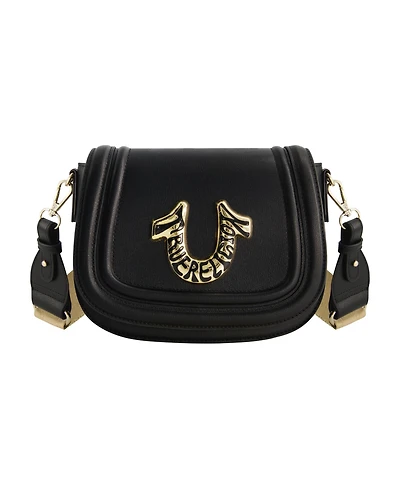 True Religion Women's Crossbody Bag with Branded Logo Detail