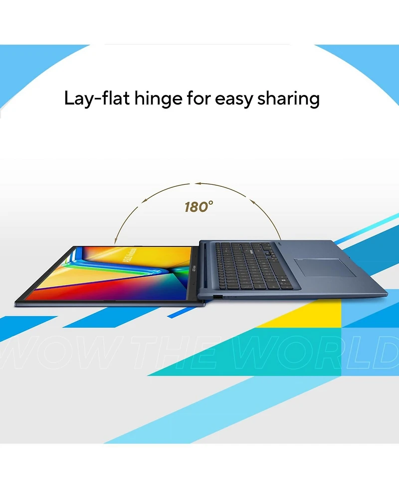 Asus Vivobook 17 17.3" Daily Traditional Laptop Intel Core i3 1215U 4GB Ram Intel Uhd Graphics 128GB Ssd Storage Windows 11 Home Fhd 60Hz