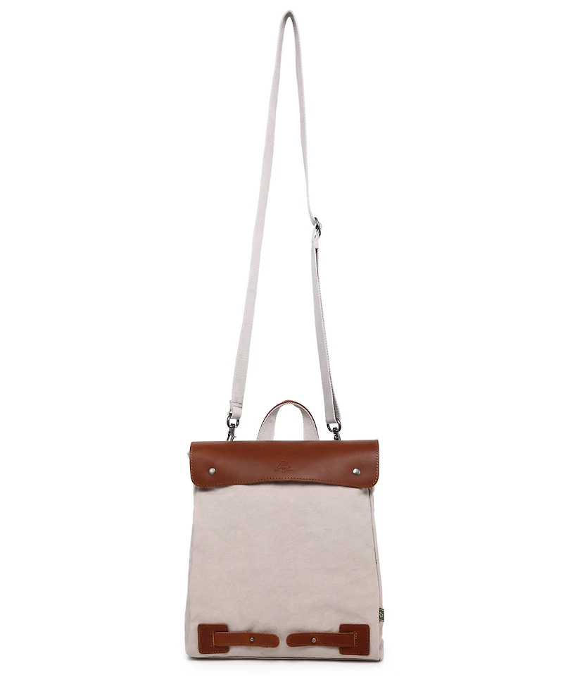 Tsd Brand Cooper Convertible Canvas Backpack