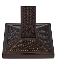 Franklin Iron Works Rustic Western 66" Tall Standing Floor Lamp Column Pull Chain Bronze Metal Living Room Bedroom House Reading Office Home Decor Cab