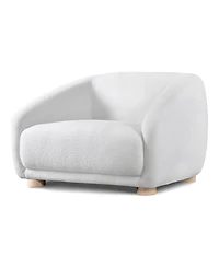 Furniture of America 42" Waxley Chemille Sloped Arm Chair