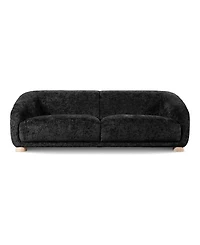 Furniture of America 88" Waxley Chenille Slope Arm Sofa