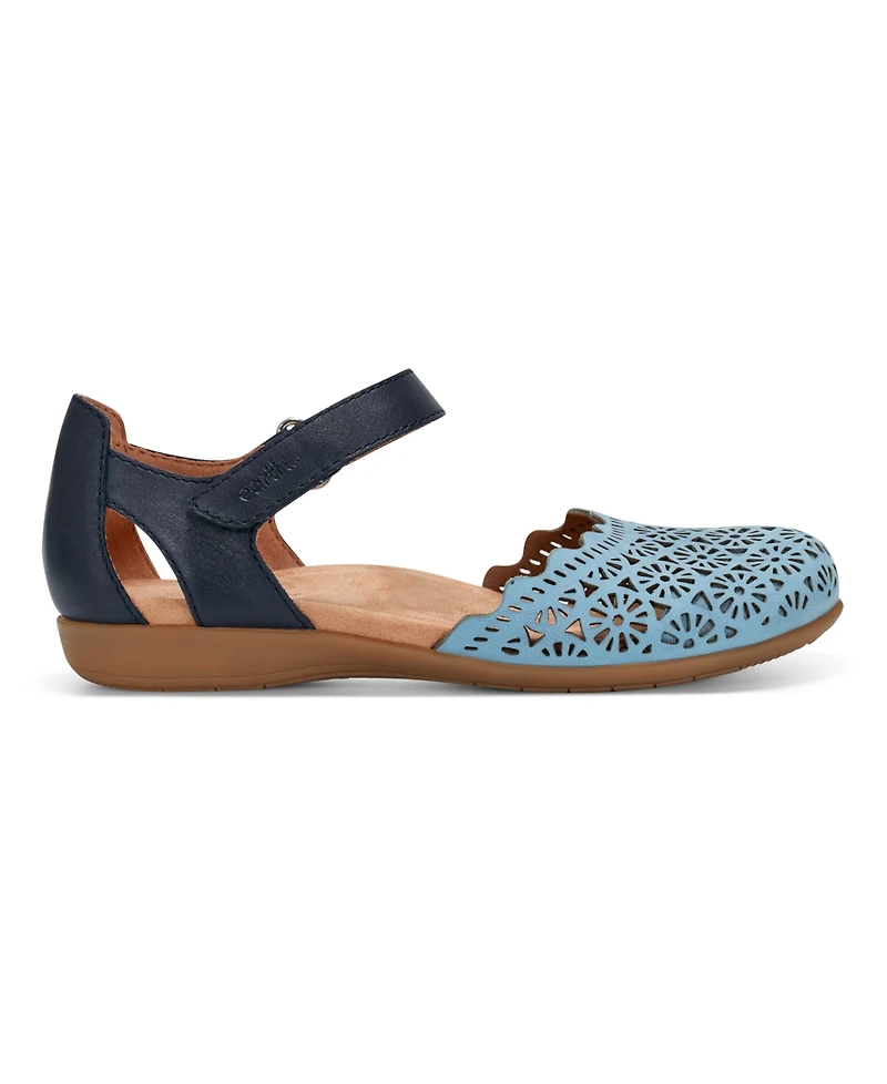 Earth Women's Bronnie Perforated Two-Piece Flat Sandals