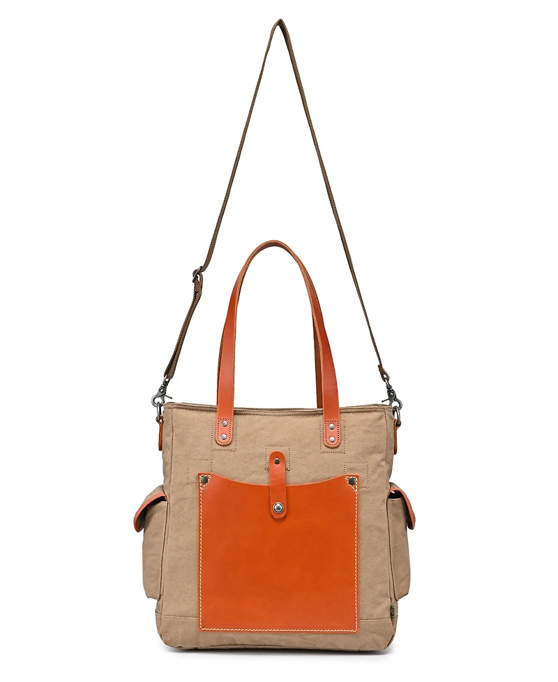 Tsd Brand Super Horse Canvas Tote Bag