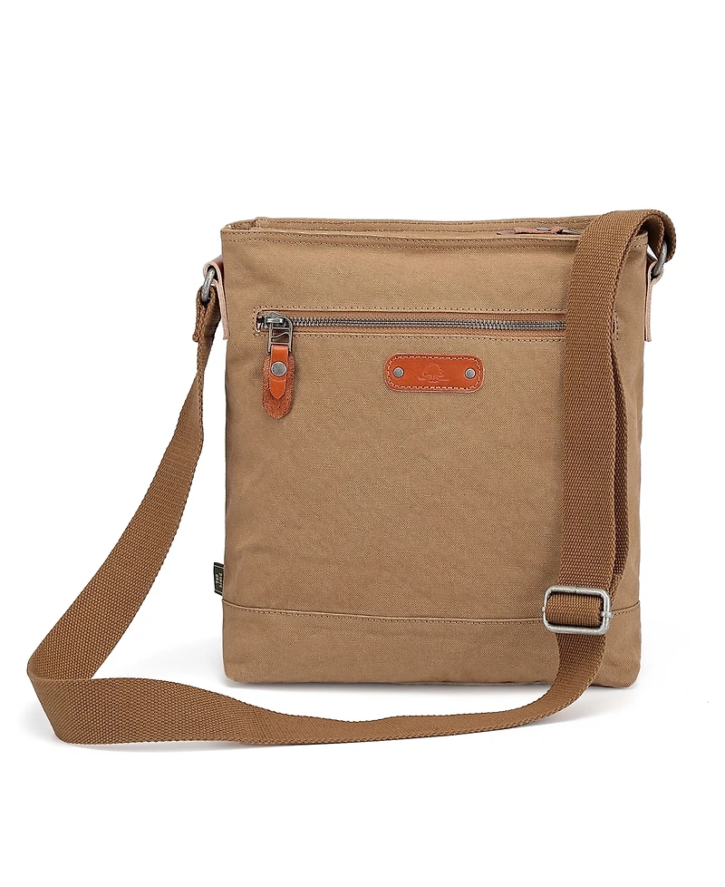 Tsd Brand Super Horse Canvas Crossbody Bag