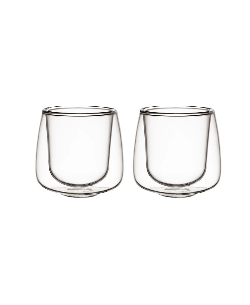 Villeroy & Boch Artesano Hot Cold Beverages Small Insulated Espresso Tumbler, Set of 2