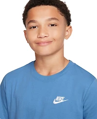 Nike Big Kids Sportswear Embroidered Logo Graphic T-Shirt