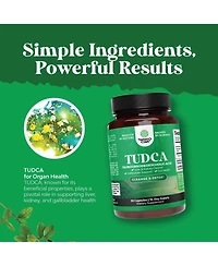 Nature's Craft Tudca Capsules, Liver Support and Gallbladder Cleanse, Nature's Craft, 30ct