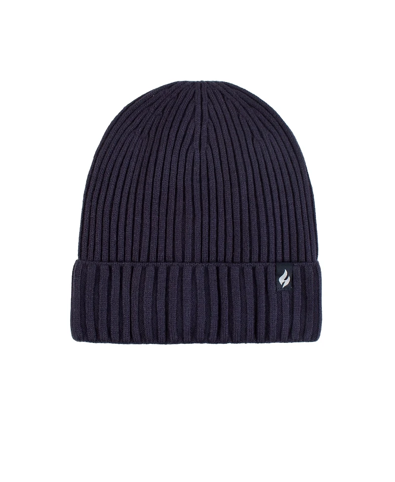 Heat Holders Men's Lite Oliver Rib Knit Roll Up Hat