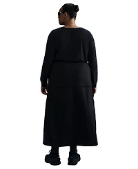 Nike Plus Size Sportswear Club Long-Sleeve T-Shirt