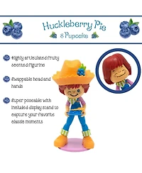 Boss Fight Studio Strawberry Shortcake Huckleberry Pie with Pupcake, Collectible Action Figure – Highly Articulated Fruity Scented Figurine wit