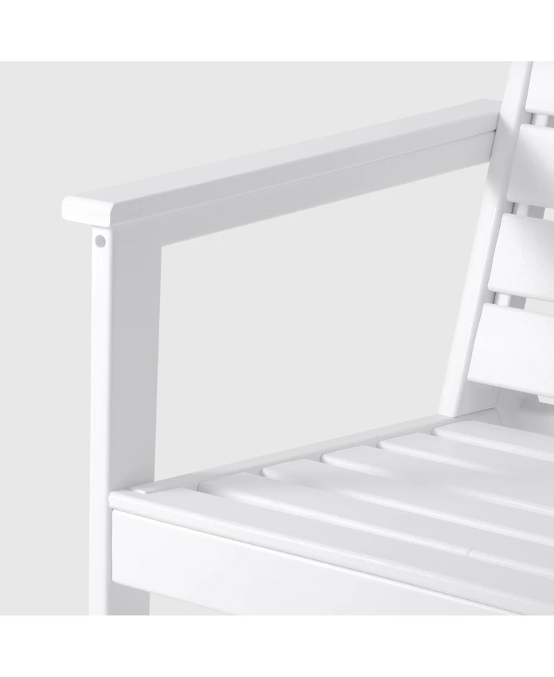 WestinTrends Outdoor Patio Hdpe Deep Seating Armchair (Set of 2)