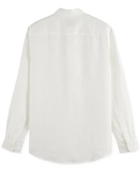 Scotch & Soda Men's Long Sleeve Linen Shirt