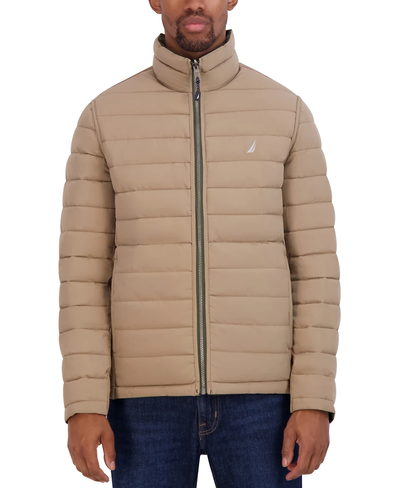 Nautica Men's Reversible Quilted Puffer Jacket