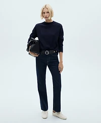 Mango Women's Matilda Medium-Rise Straight-Fit Jeans