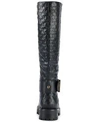 Karl Lagerfeld Paris Women's Meara 50/50 Almond Toe Band Boots