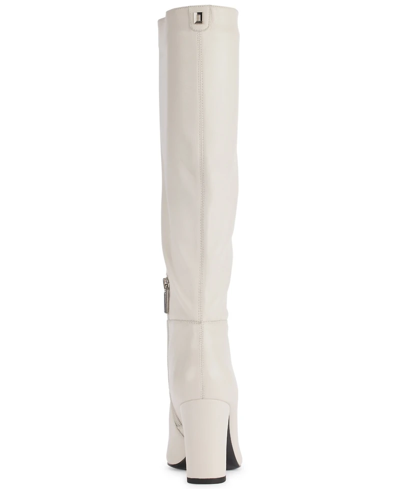Karl Lagerfeld Paris Women's Vani Almond toe Heeled Boots