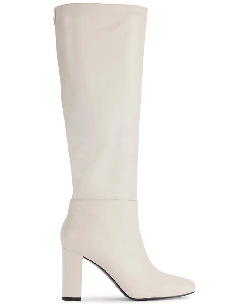 Karl Lagerfeld Paris Women's Vani Almond toe Heeled Boots
