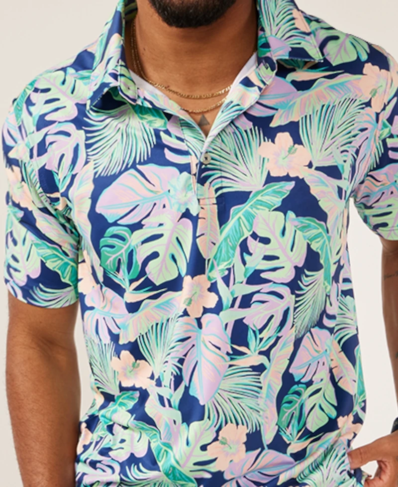 Chubbies Men's The Night Fauna Performance Polo 2.0