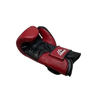 Amber Sports Renegade v1.0 Pro Hook & Loop Leather Boxing Gloves, Durable, Ideal for Sparring & Heavy Bags, Superior Shock Absorption & Ventilation, O