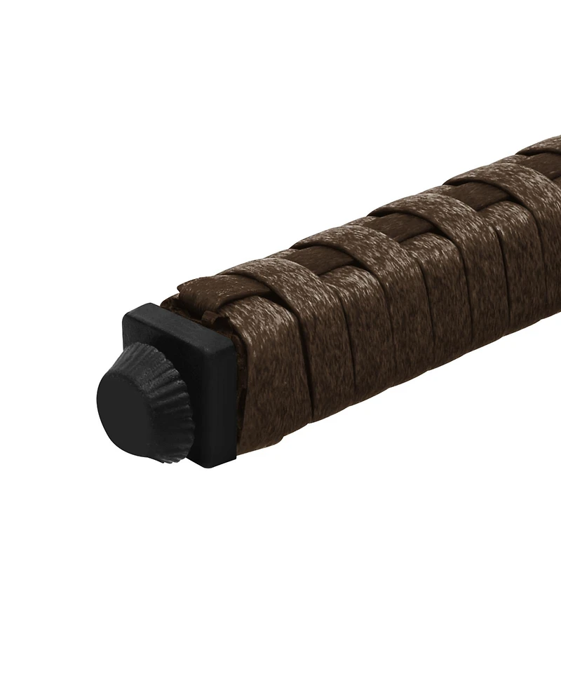 Gouun 4 Piece Patio Rattan Conversation Set with Cozy Seat Cushions