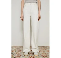 Coney Island Whitefish High Rise Wide Jeans