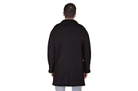 Braveman Men's Faux Shearling Double Breasted Overcoat