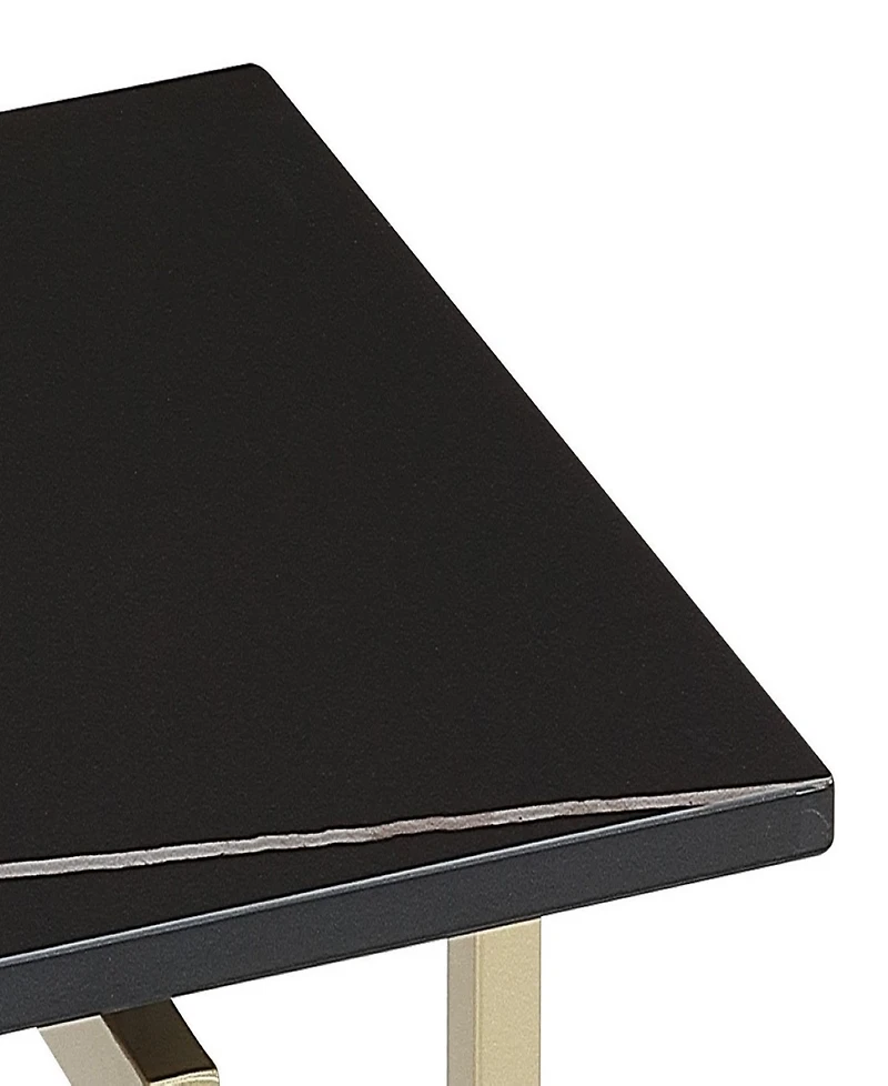 Emila 14" Square Sintered Stone Mix and Match Martini Table