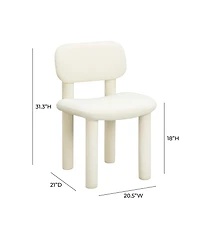 Tov Furniture 21"W Velvet Dining Chair