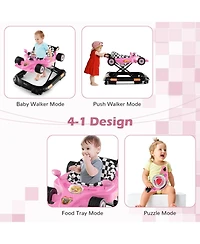 Gouun Convertible Baby Walker with 3 Adjustable Height Settings