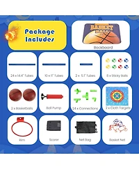 Gouun Kids Basketball Arcade Game with Electronic Scoreboard and Sound Effect