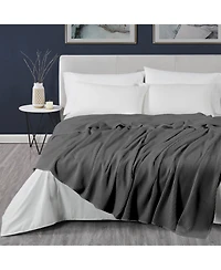 Doz by Sijo Doz Waffle Blanket 50% Bamboo Viscose 50% Cotton, Lightweight, Ultra Soft, Breathable, Summer