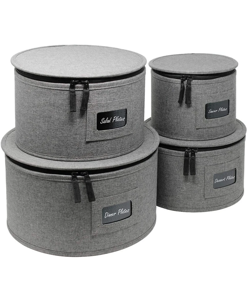 Sorbus -Piece Stackable Plate Carrier Set for Dinnerware