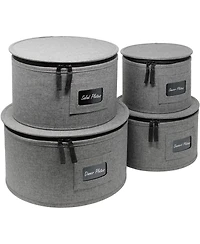 Sorbus -Piece Stackable Plate Carrier Set for Dinnerware